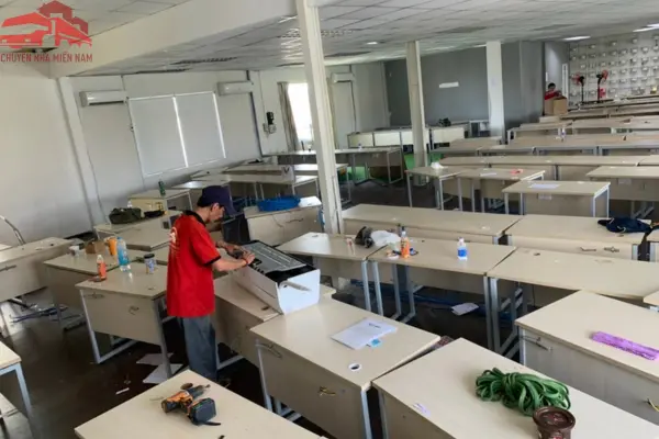 hoàn trả mặt bằng văn phòng