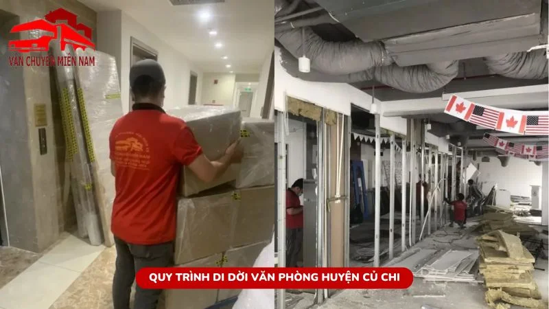 Quy trình di dời văn phòng huyện Củ Chi an toàn