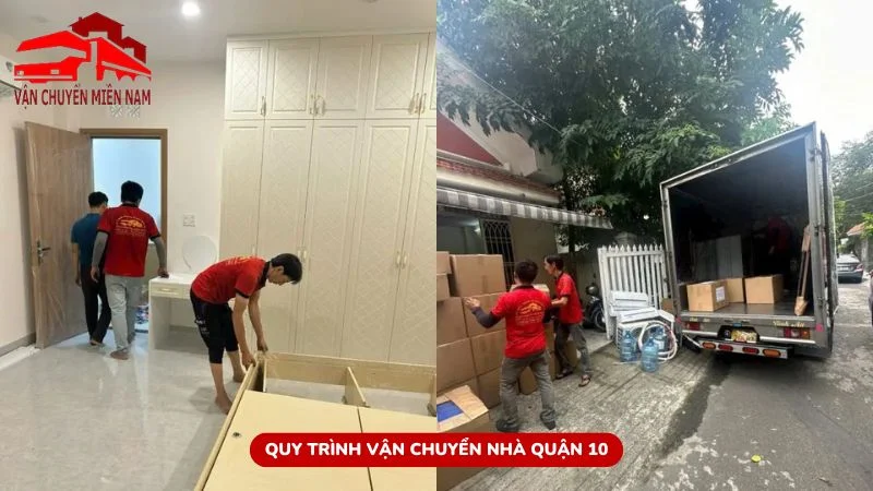 Quy trình vận chuyển nhà quận 10 chuyên nghiệp