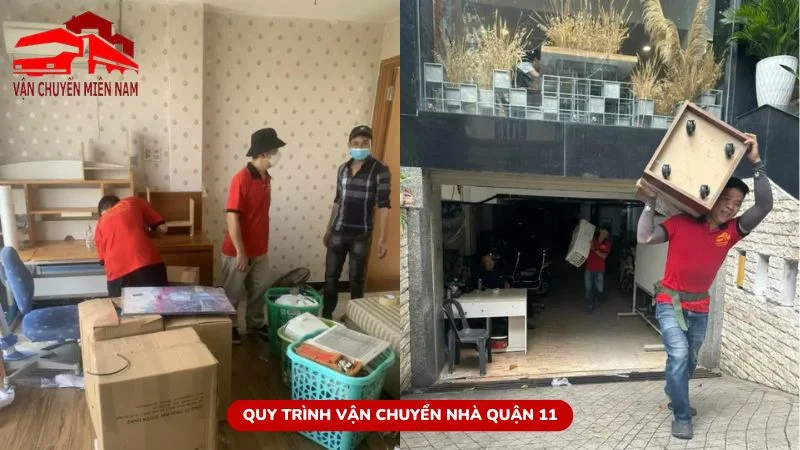 Quy trình vận chuyển nhà quận 11 chuyên nghiệp