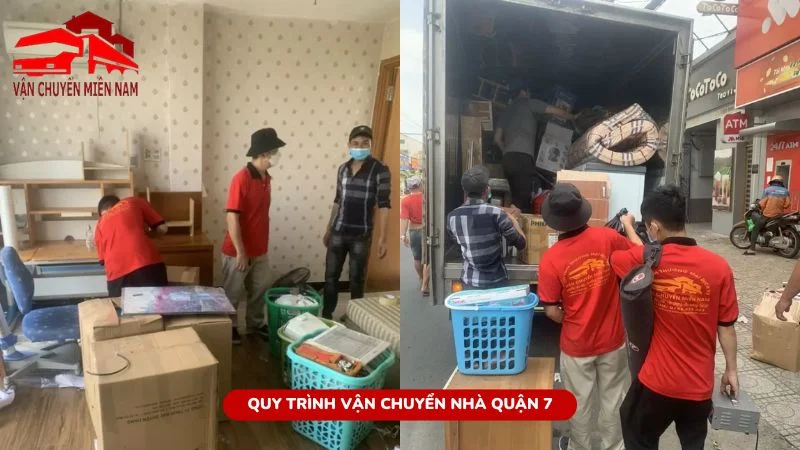 Quy trình vận chuyển nhà quận 7 chuyên nghiệp