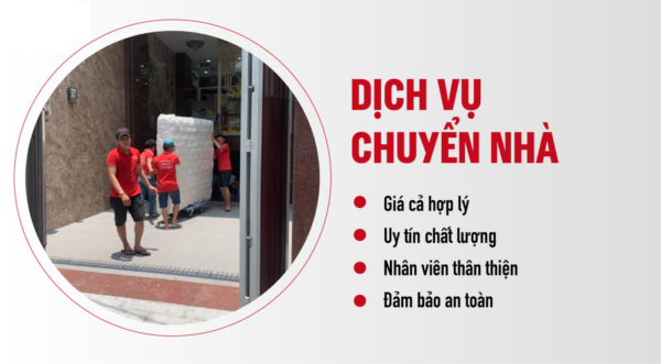 Dịch vụ chuyển nhà giá cả hợp lý, uy tín chất lượng