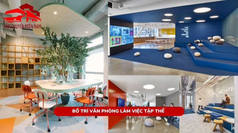 Bố trí văn phòng làm việc tập thể (Coworking Space)