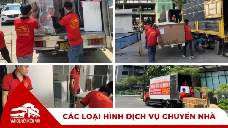 Các loại hình dịch vụ chuyển nhà phổ biến hiện nay