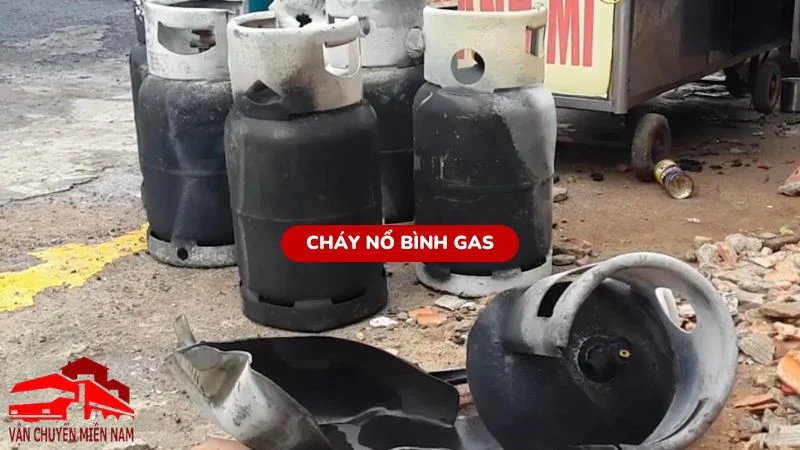 Cháy nổ bình Gas