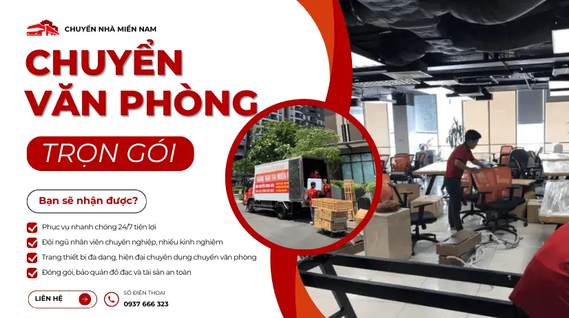 Dịch vụ chuyển văn phòng trọn gói TPHCM