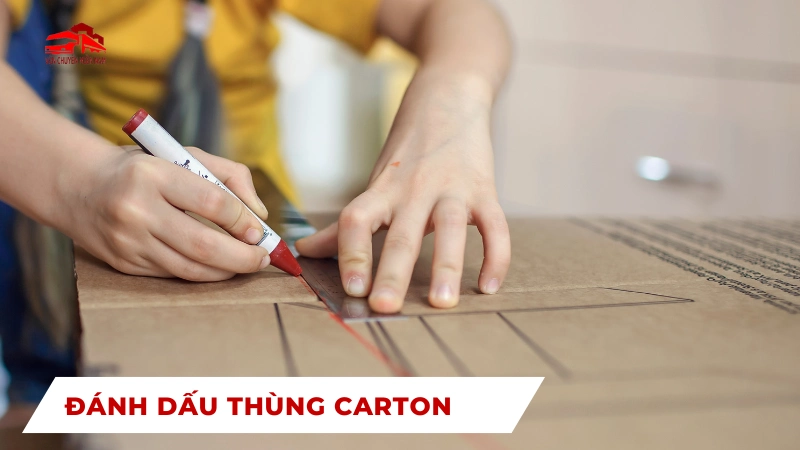 đánh dấu thùng carton