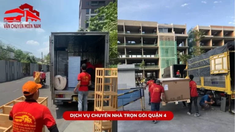 Dịch vụ chuyển nhà quận 4 trọn gói giá rẻ