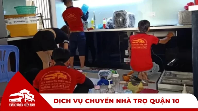 Dịch vụ chuyển nhà trọ quận 10 uy tín, giá rẻ nhất TPHCM