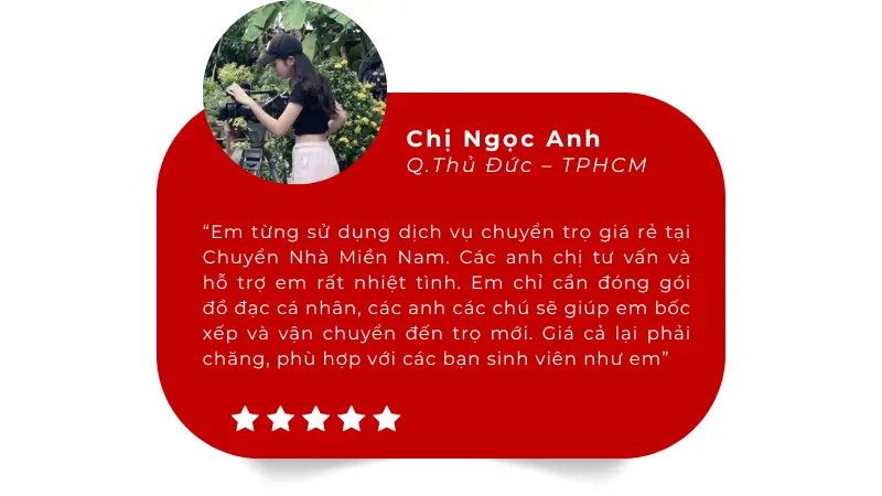 Khách hàng phản hồi về dịch vụ của CNMN