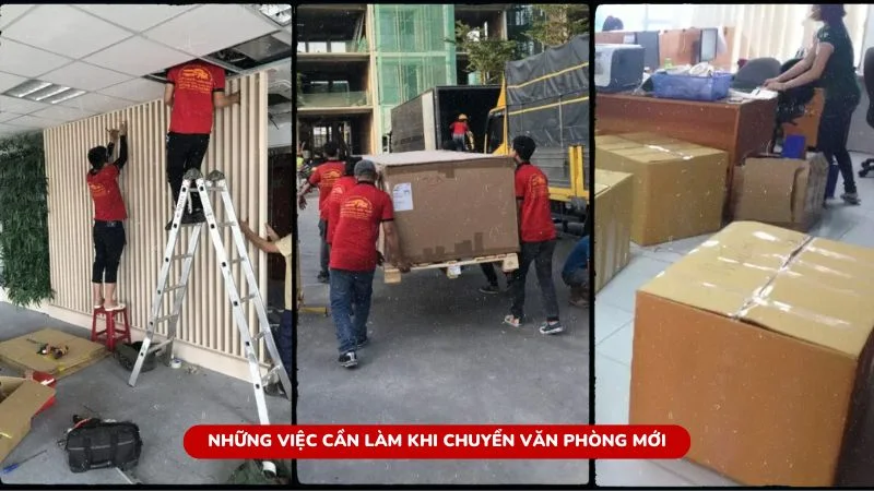 Những việc cần làm khi chuyển văn phòng mới