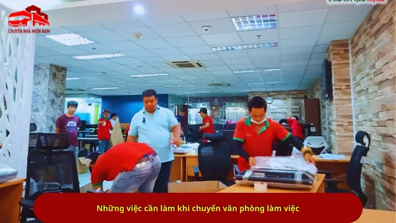 Những việc cần làm khi chuyển văn phòng làm việc