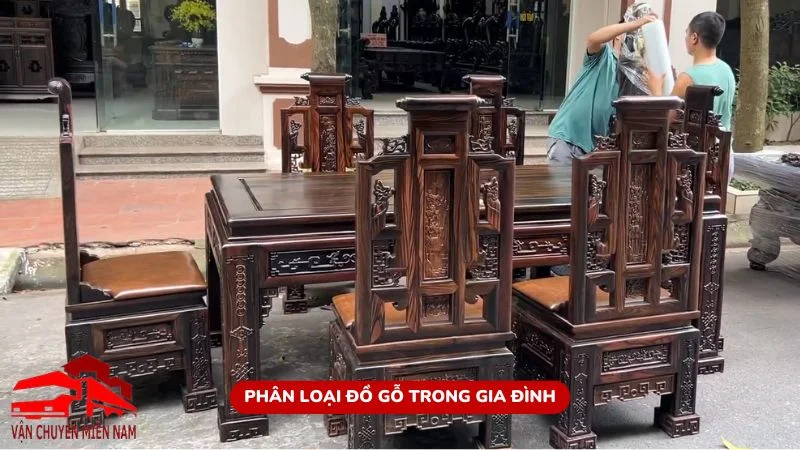 Phân loại đồ gỗ trong gia đình