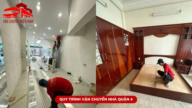 Quy trình vận chuyển nhà quận 4 TPHCM chuyên nghiệp