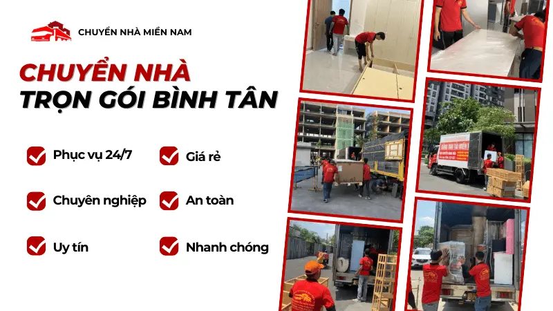 Ưu điểm dịch vụ chuyển nhà quận Bình Tân