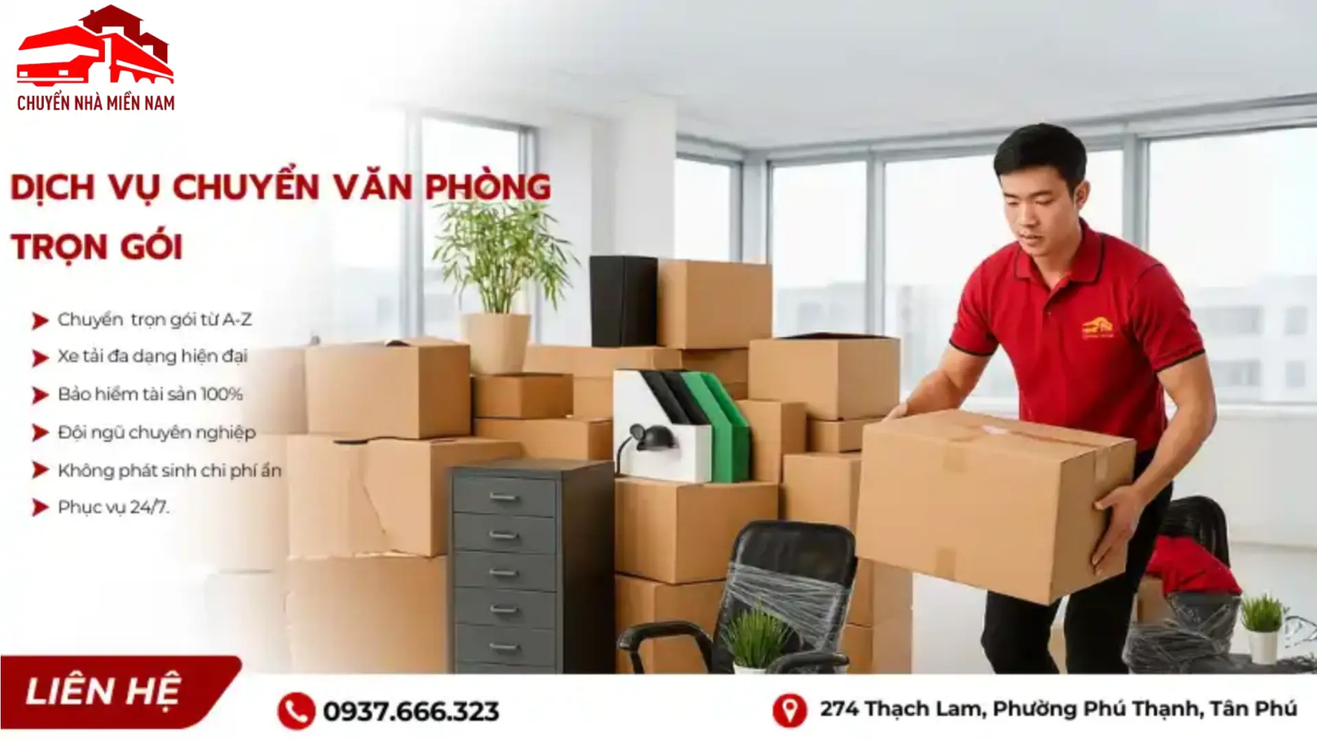 Dịch vụ chuyển văn phòng trọn gói
