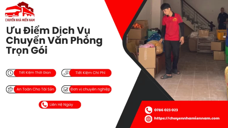 ưu điểm dịch vụ chuyển nhà trọn gói