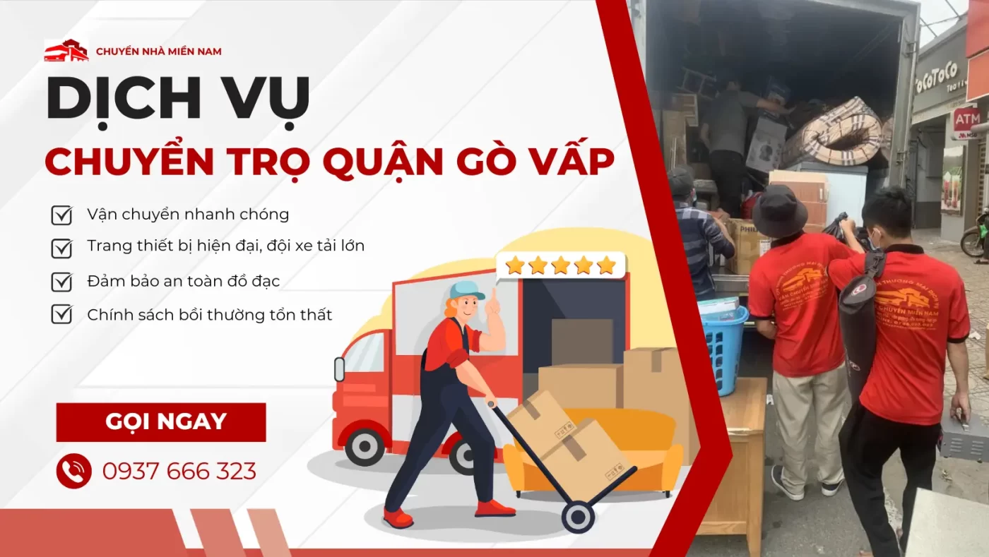 ưu điểm dịch vụ chuyển nhà trọ quận Gò Vấp