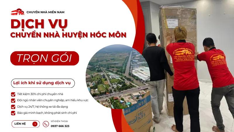 Dịch vụ chuyển nhà tại huyện Hóc Môn