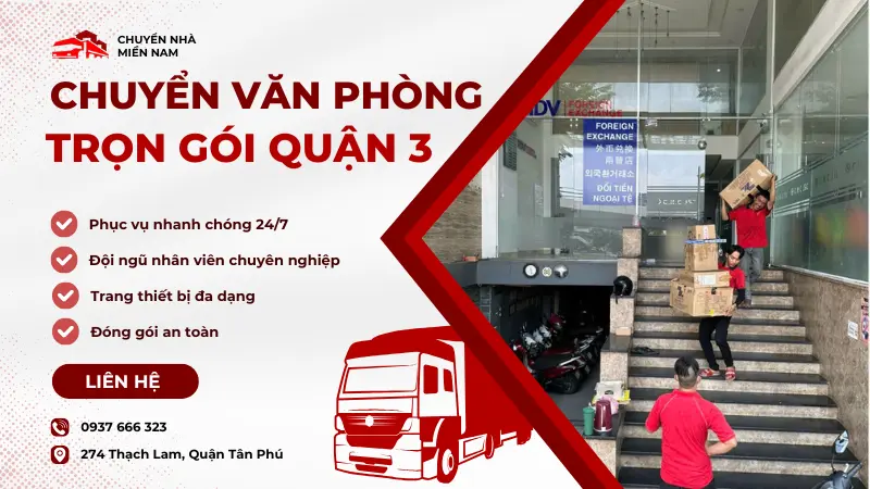 Dịch vụ chuyển văn phòng quận của CNMN