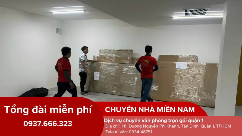 chuyển dọn văn phòng tại quận 1