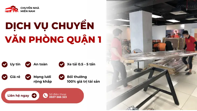 Ưu điểm dịch vụ chuyển văn phòng tại quận 1 của CNMN