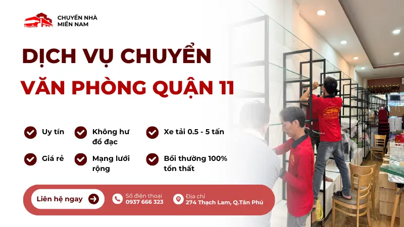 Ưu điểm dịch vụ chuyển dọn văn phòng quận 11