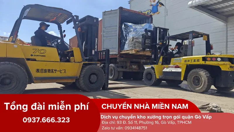 Xe nâng hạ chuyên dụng di dời nhà xưởng