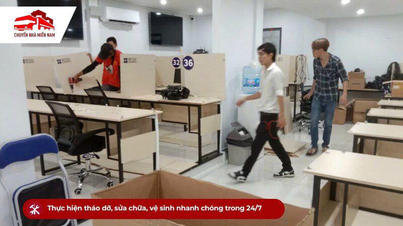 Thực hiện tháo dỡ sửa chữa vệ sinh nhanh chóng 24/7