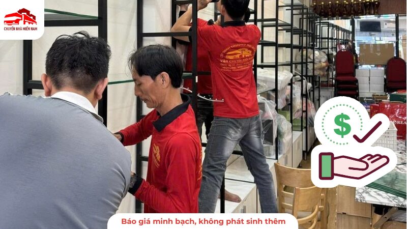 Cam kết báo giá minh bạch không phát sinh thêm chi phí