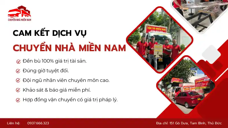 cam kết dịch vụ chuyển văn phòng chất lượng cao với nhiều năm kinh nghiệm