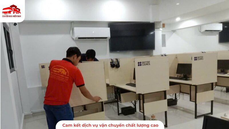 Cam kết dịch vụ chuyển văn phòng trọn gói chuyên nghiệp, chất lượng cao từ Chuyển Nhà Miền Nam
