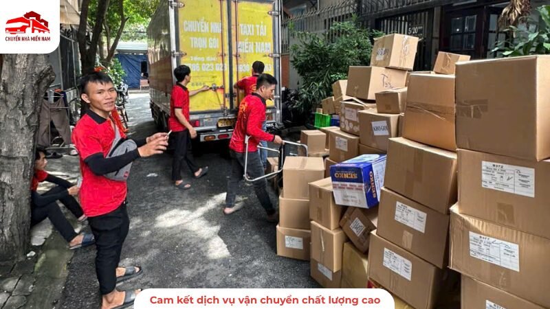 Cam kết dịch vụ vận chuyển chất lượng cao