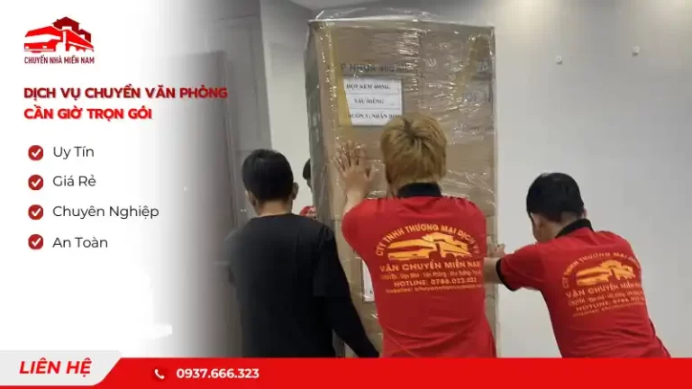 Dịch vụ chuyển văn phòng huyện Cần Giờ trọn gói, giá rẻ Chuyển Nhà Miền Nam