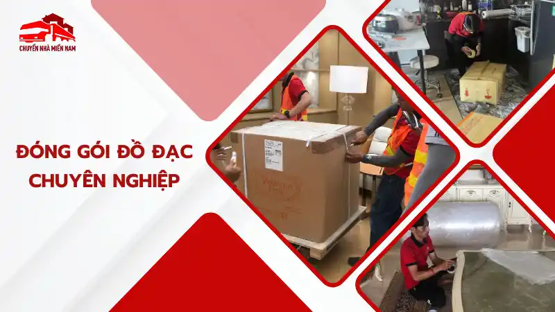 Đội ngũ nhân viên đóng gói đồ đạc chuyên nghiệp
