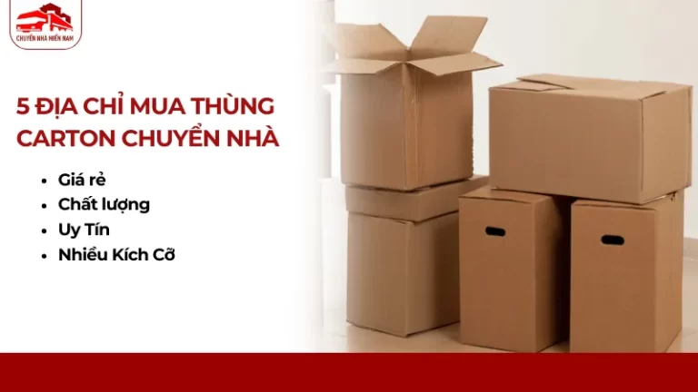 5 Địa chỉ mua thùng carton chuyển nhà
