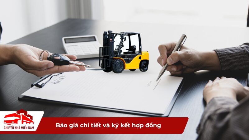 Báo giá chi tiết và ký kết hợp đồng