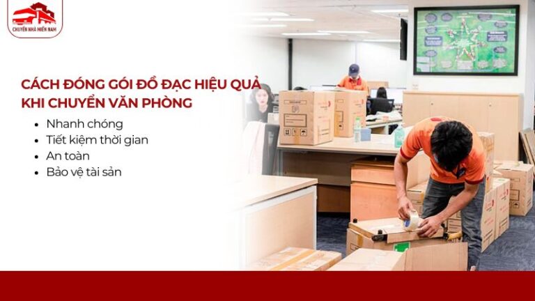 cách đóng gói đồ đạc hiệu quả khi chuyển văn phòng