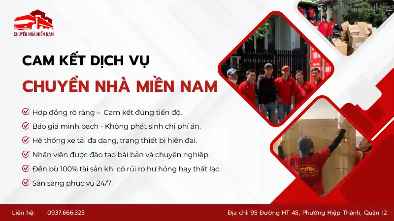 Cam kết dịch vụ chuyển văn phòng chất lượng cao, đúng tiến độ