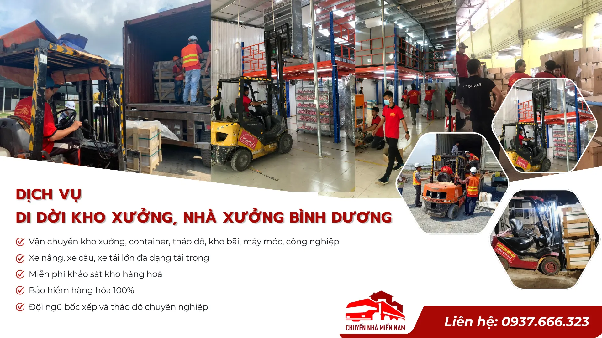 Dịch vụ chuyển kho xưởng, nhà xưởng Bình Dương