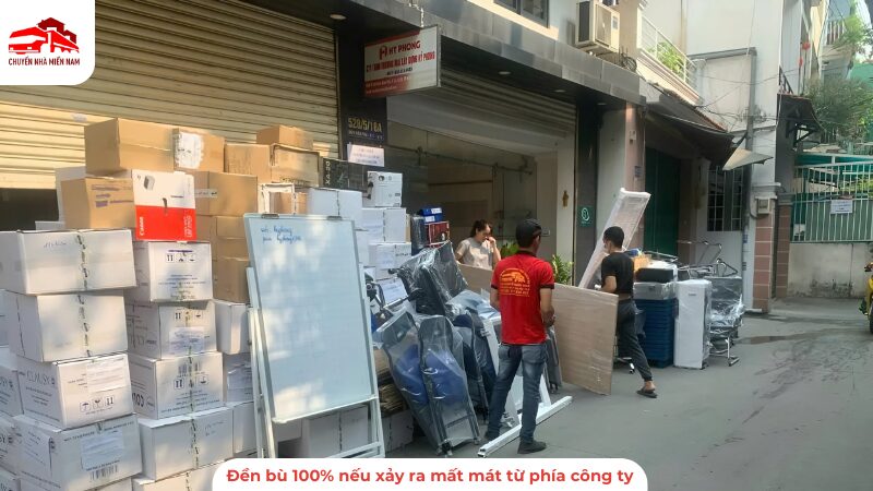 Đền bù tài sản nếu xảy ra mất mát