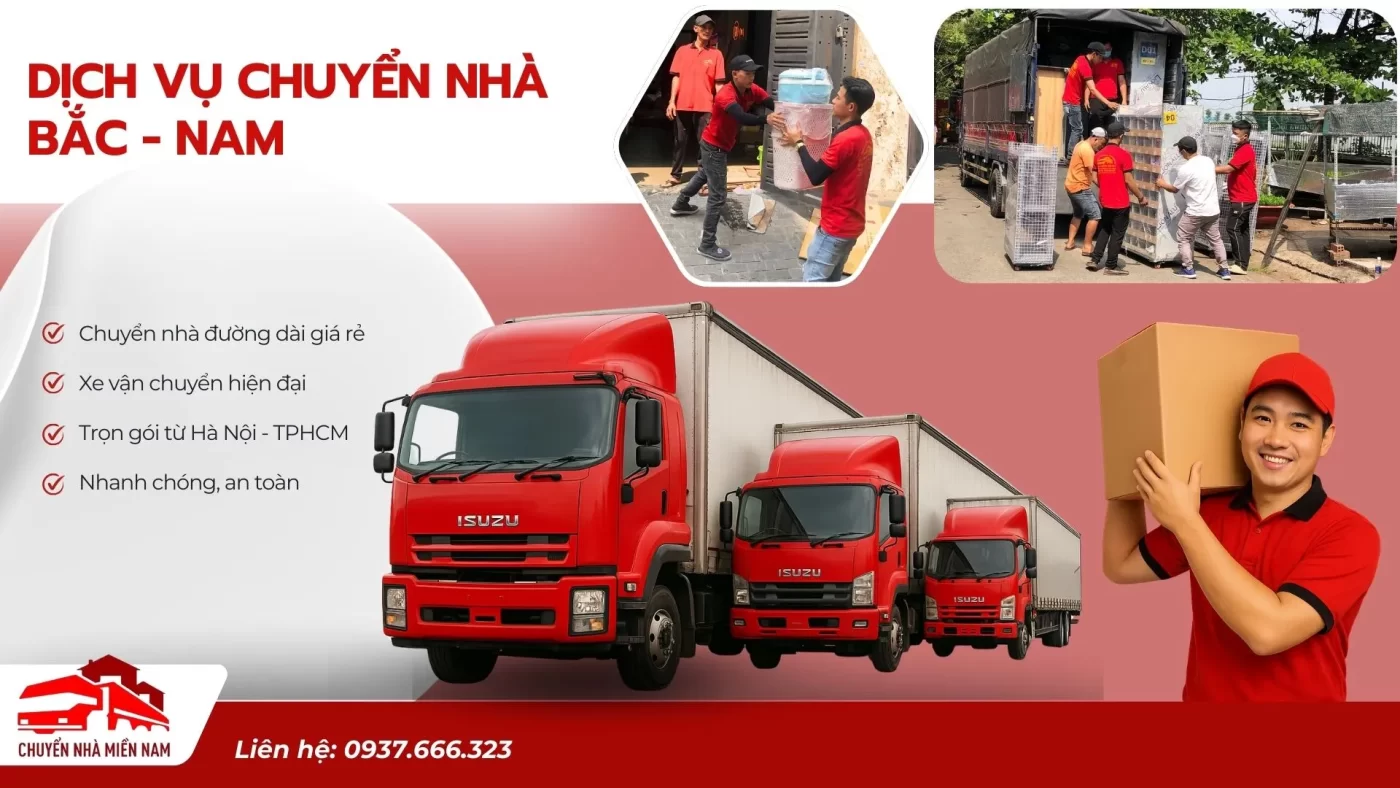 Dịch vụ chuyển nhà Bắc Nam giá rẻ, đảm bảo an toàn cho đồ đạc, vận chuyển nhanh chóng, tiết kiệm chi phí.