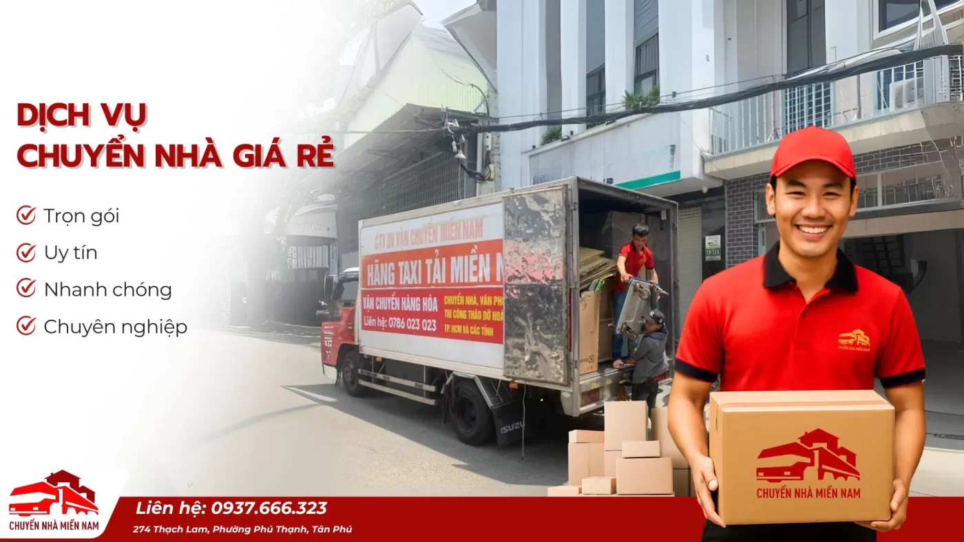 Dịch vụ chuyển nhà giá rẻ, chuyên nghiệp | Chuyển Nhà Miền Nam