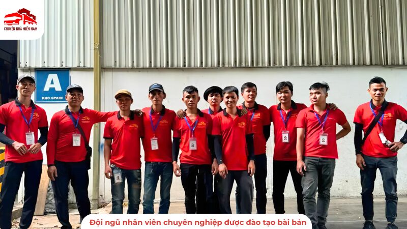 Đội ngũ nhân viên được đào tạo bài bản