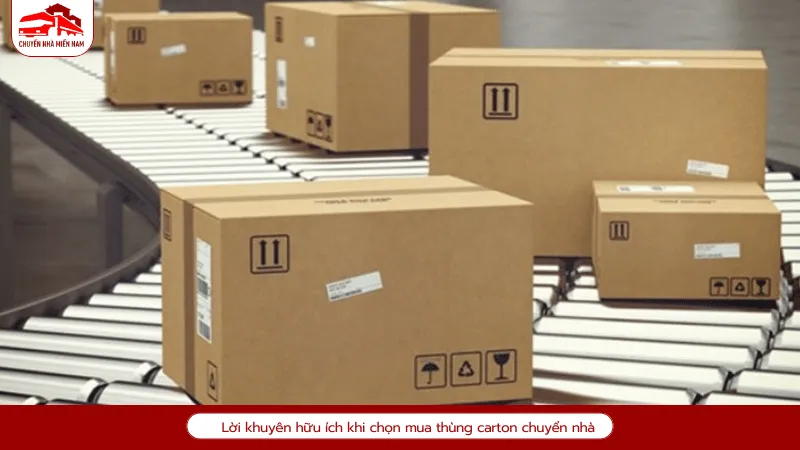 Lời khuyên hữu ích khi chọn mua thùng carton chuyển nhà