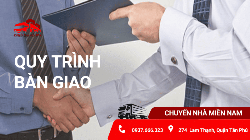 Quy trình thực hiện bàn giao và ký biên bản hoàn trả mặt bằng