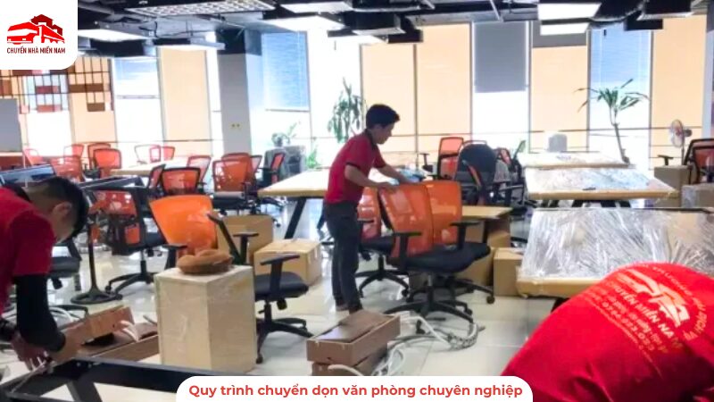 Quy trình chuyển dọn văn phòng chuyên nghiệp