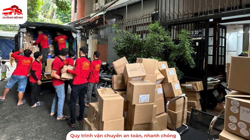 Quy trình vận chuyển hàng hóa an toàn nhanh chóng