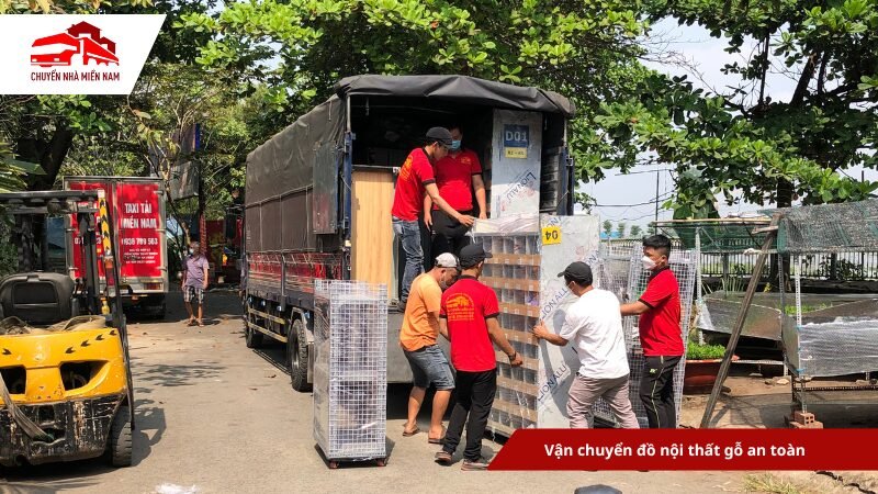 Vận chuyển đồ nội thất gỗ an toàn