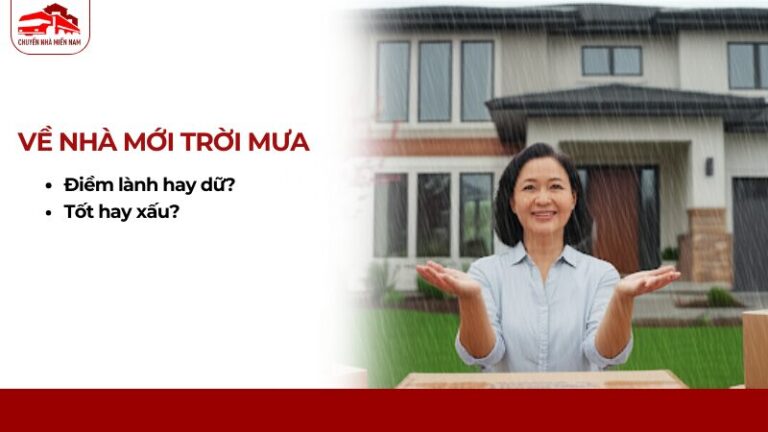 Về nhà mới trời mưa là điềm lành hay dữ? Giải đáp chi tiết A-Z